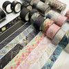 Jeu de Washi Tape aux Motifs Enchanteurs