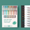 Jeu de Stylos Eventail de Couleurs