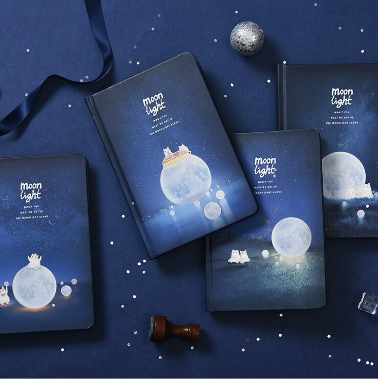 Carnet Phosphorescent Pleine Lune